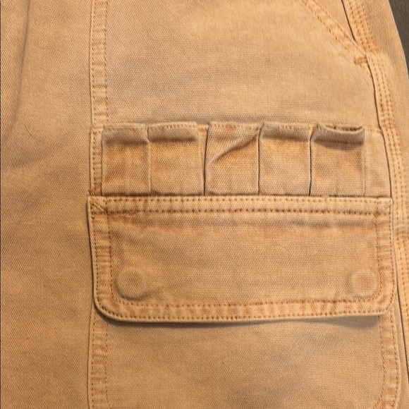 Hudson viper denim Tan Mini Skirt sz 28 - Picture 2 of 5